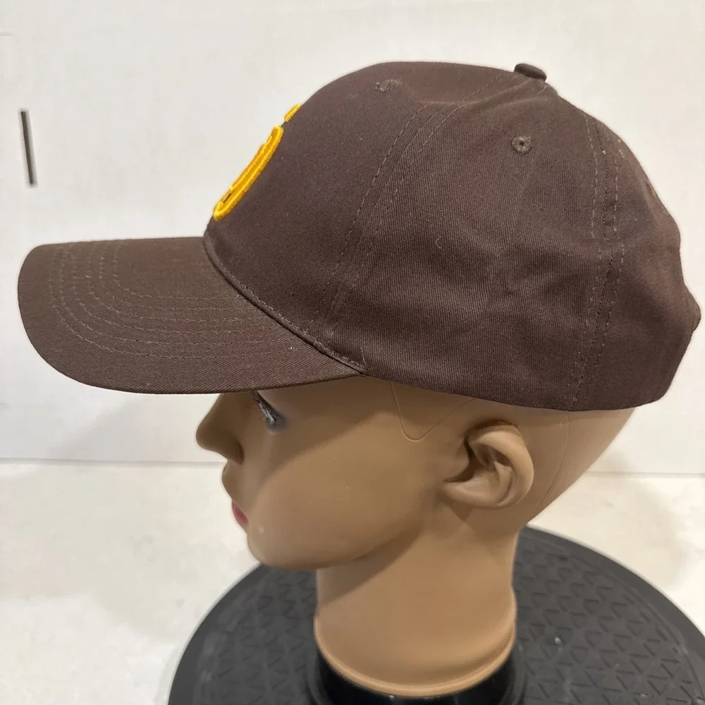New San Diego Padres Baseball Cotapaxi Brown Adjustable Strapback Cap Hat SD
